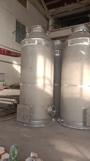 Vertical Scrubber Packing Demisting Purification for Flue Gas Cooling Exhaust Gas Treatment
